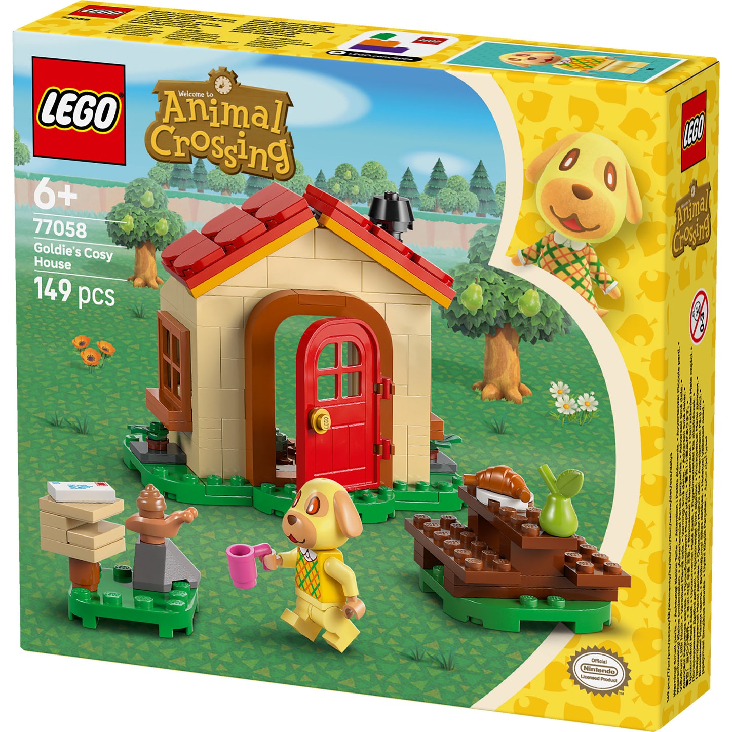 77058 Animal Crossing Bienchens gemütliches Haus, Konstruktionsspielzeug