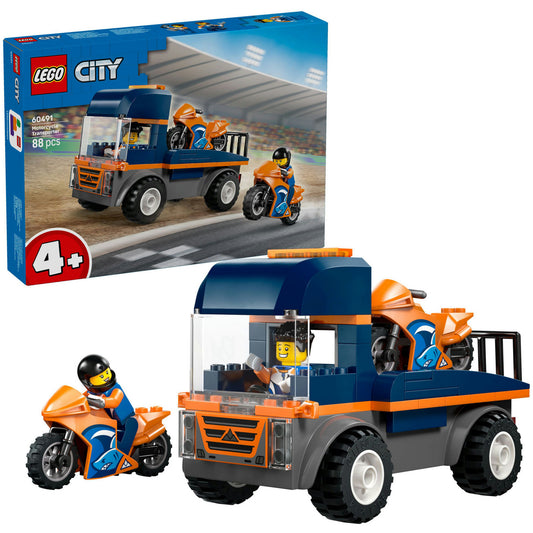 60491 City Motorradtransporter, Konstruktionsspielzeug