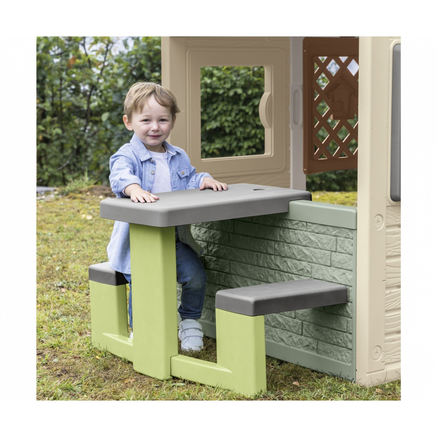 Life Spielhaus Zubehör Picknicktisch, Gartenspielgerät