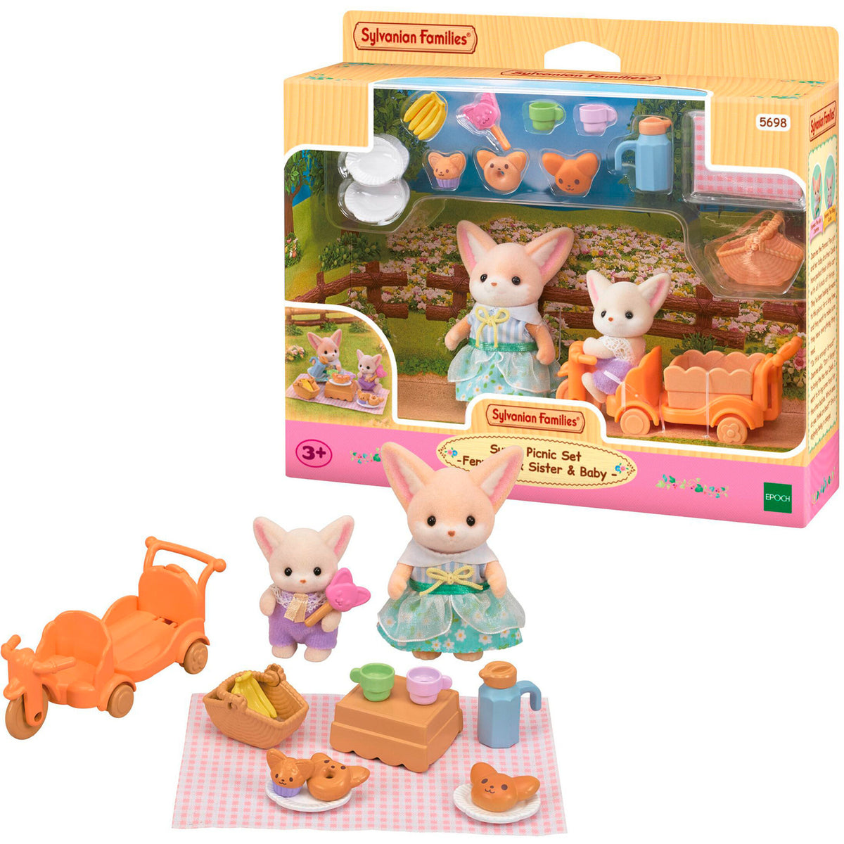 Sylvanian Families - Wüstenfuchs Picknick Set, Konstruktionsspielzeug
