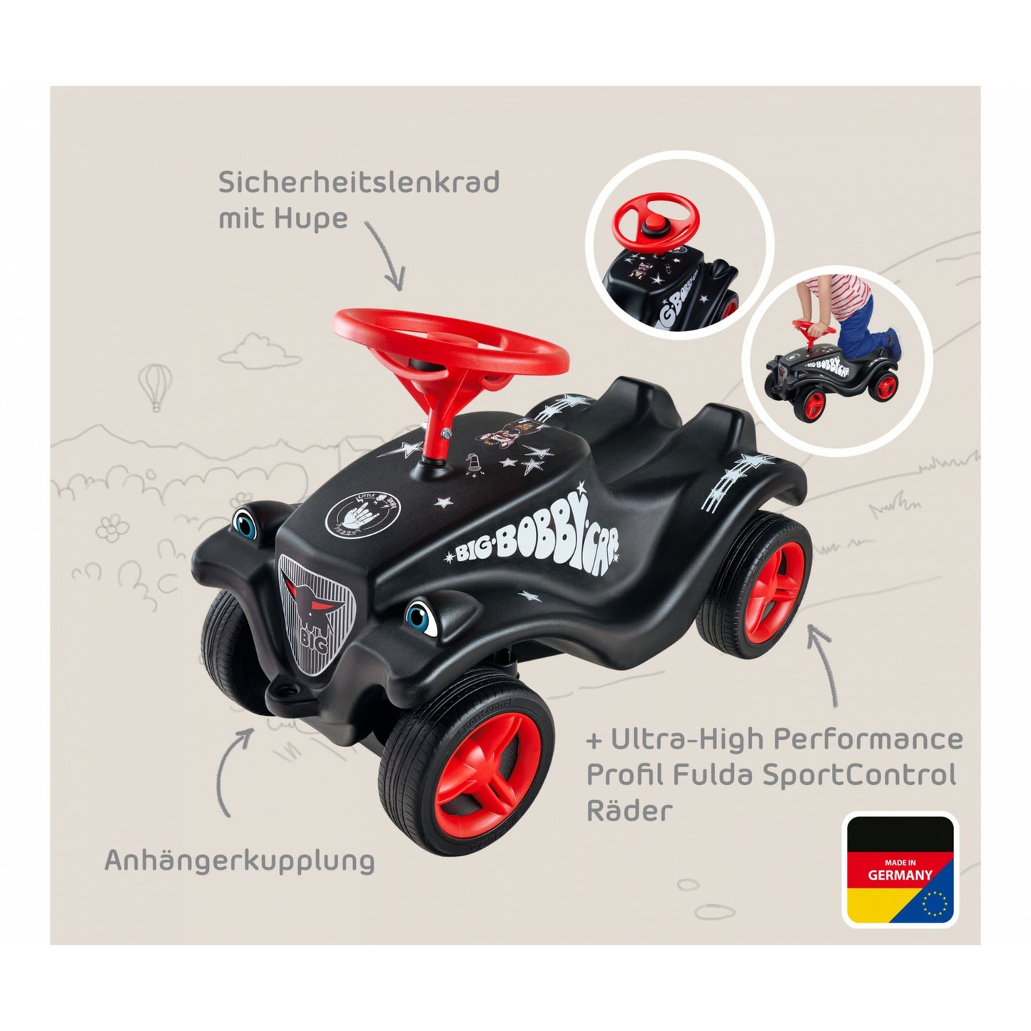Bobby Car Classic Little Rocker, Rutscher