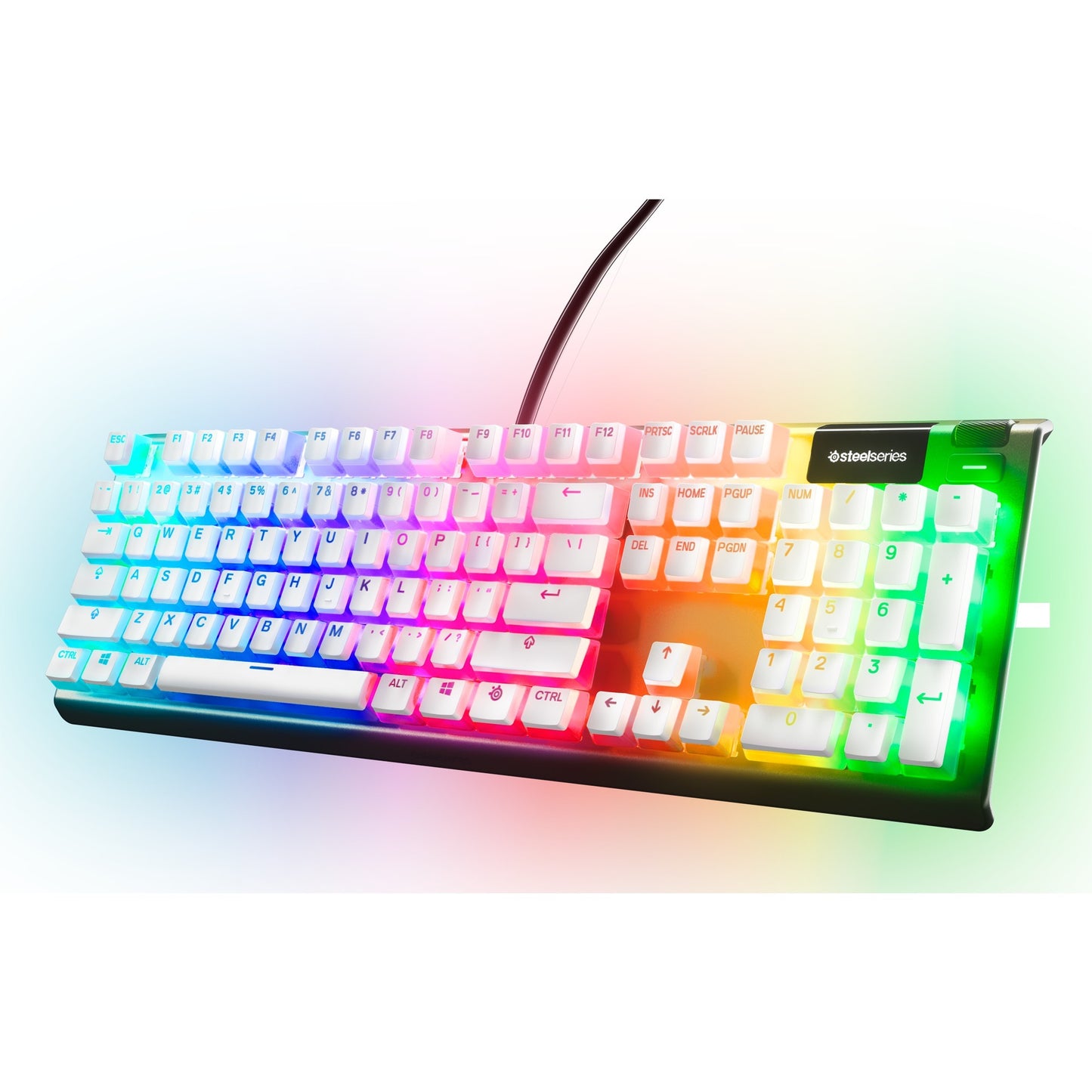 Steelseries PrismCaps (weiss/transparent, DE-Layout)