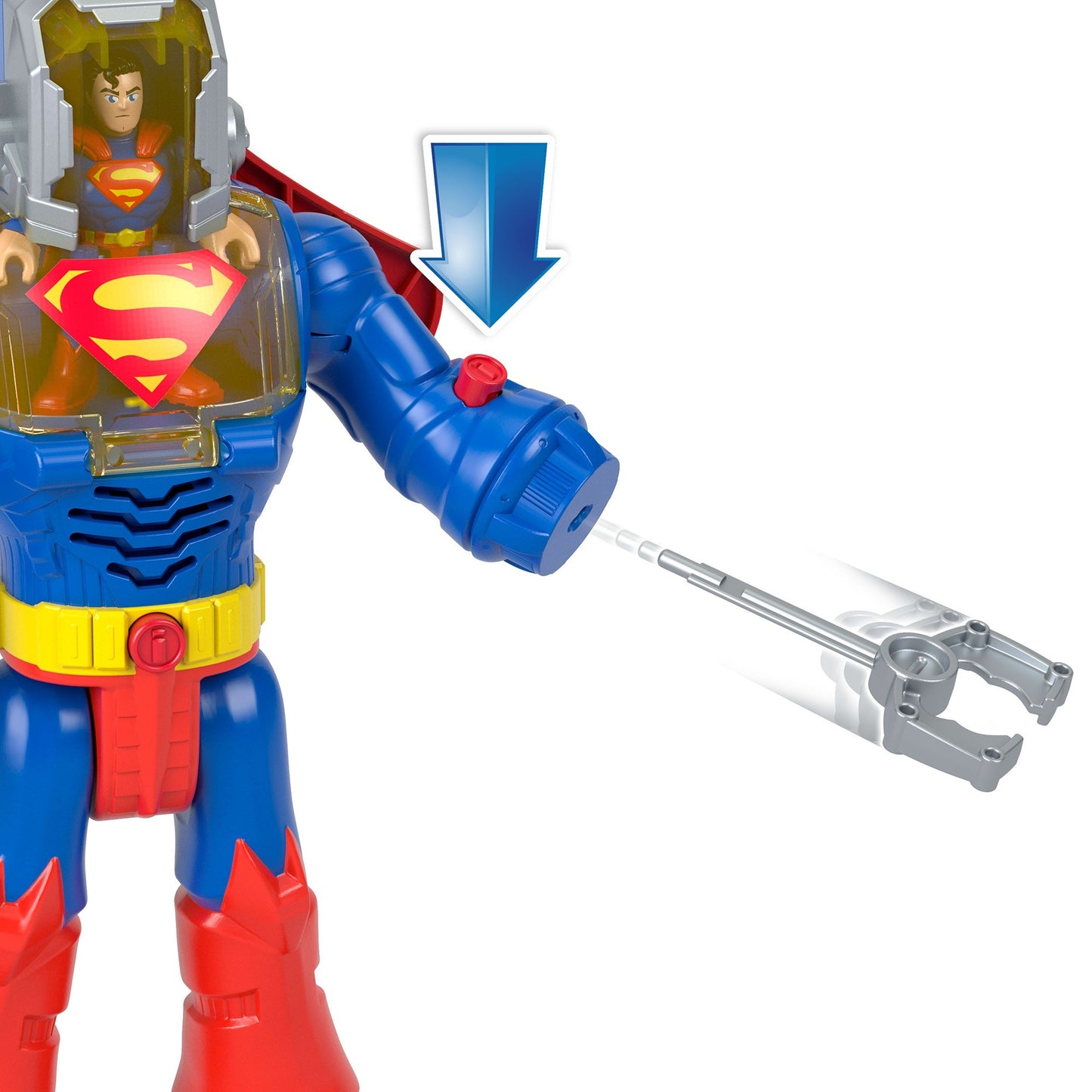 Imaginext DC Super Friends Superman Insider im Exo-Anzug, Spielfigur