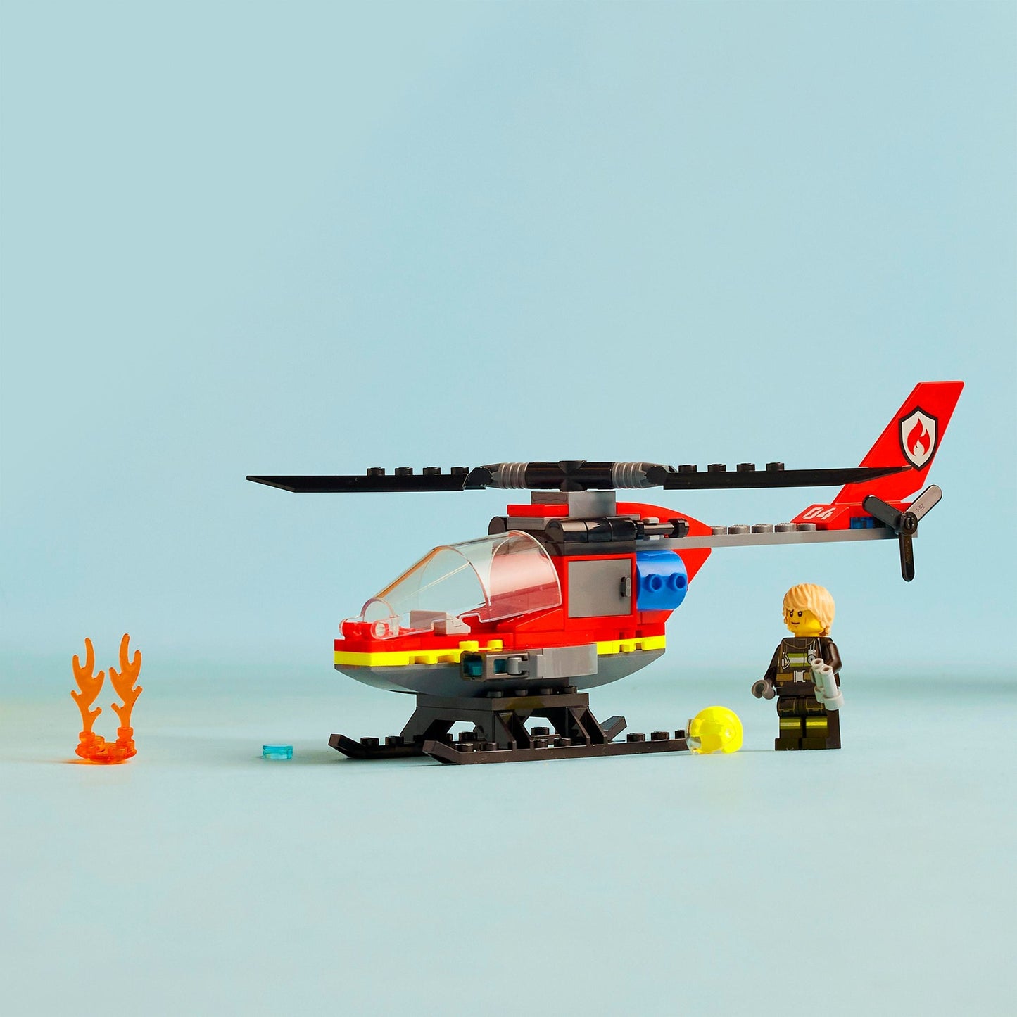 LEGO 60411 City Feuerwehrhubschrauber, Konstruktionsspielzeug