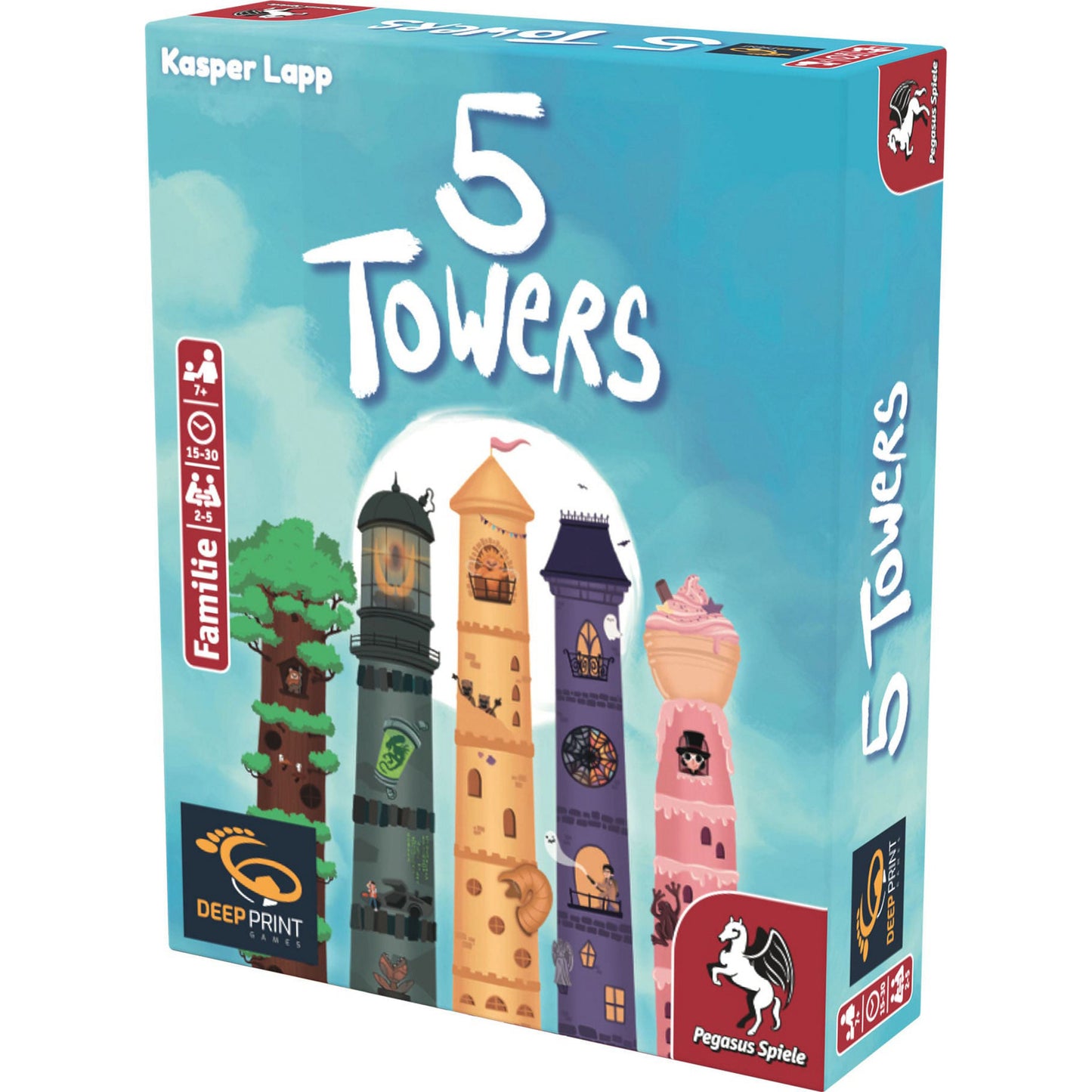 Deep Print Games: 5 Towers, Kartenspiel