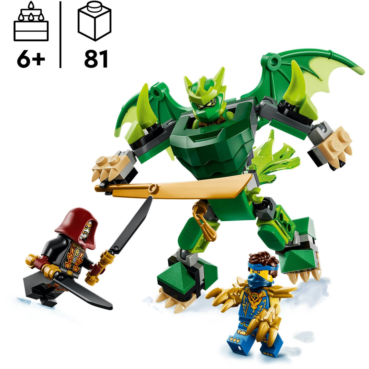 71862 Ninjago Lloyds Drachen-Mech Battle Set, Konstruktionsspielzeug