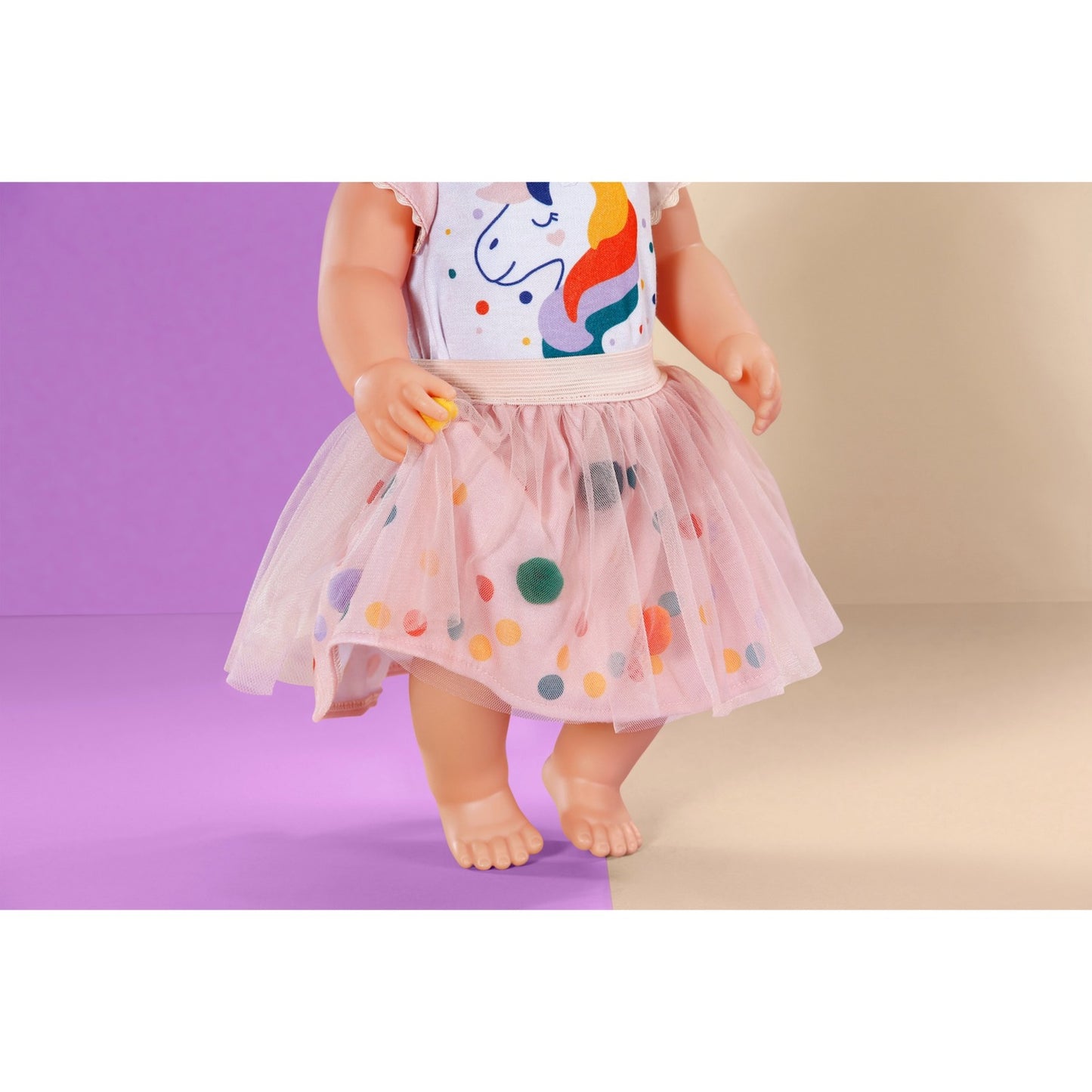 BABY born Einhornkleid mit Tutu 43cm, Puppenzubehör