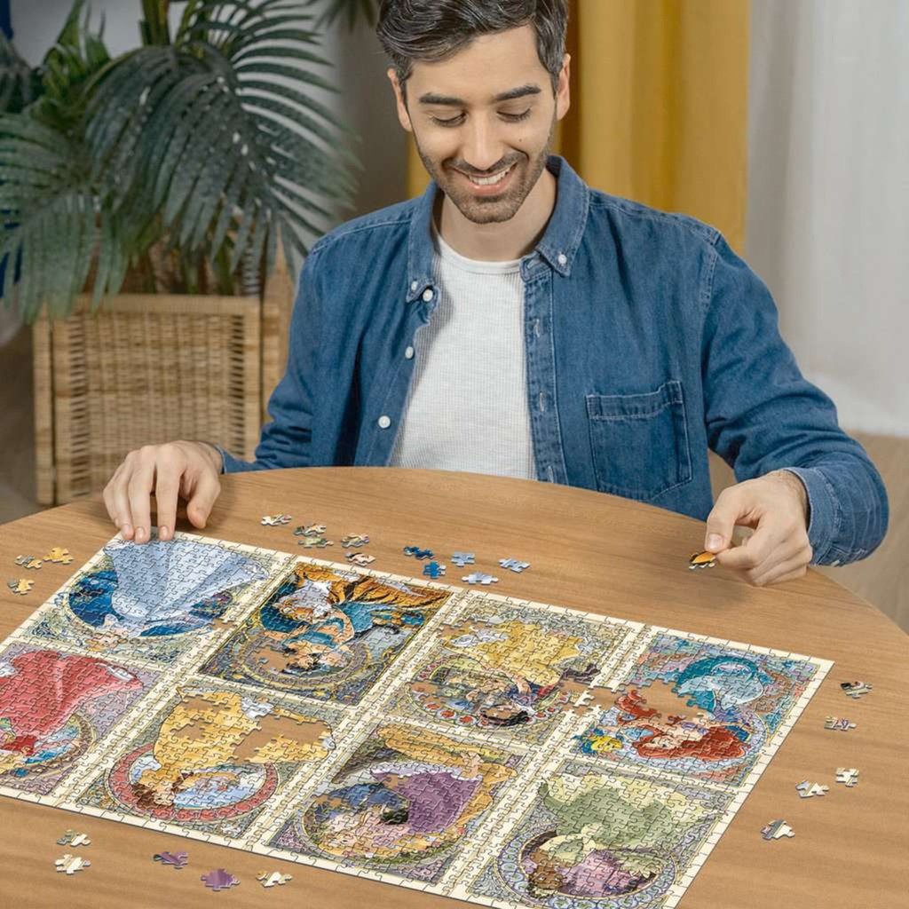 Ravensburger Puzzle Disney Princess - Nouveau Art Prinzessinnen (1000 Teile)