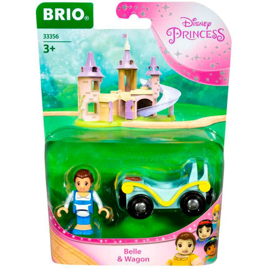 BRIO Disney Princess Belle mit Waggon, Spielfahrzeug