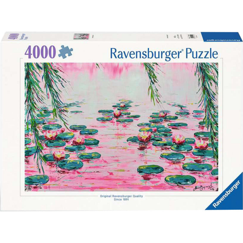 Puzzle - Rosafarbene Seerosen von Mauro Bergonzoli