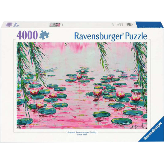 Puzzle - Rosafarbene Seerosen von Mauro Bergonzoli