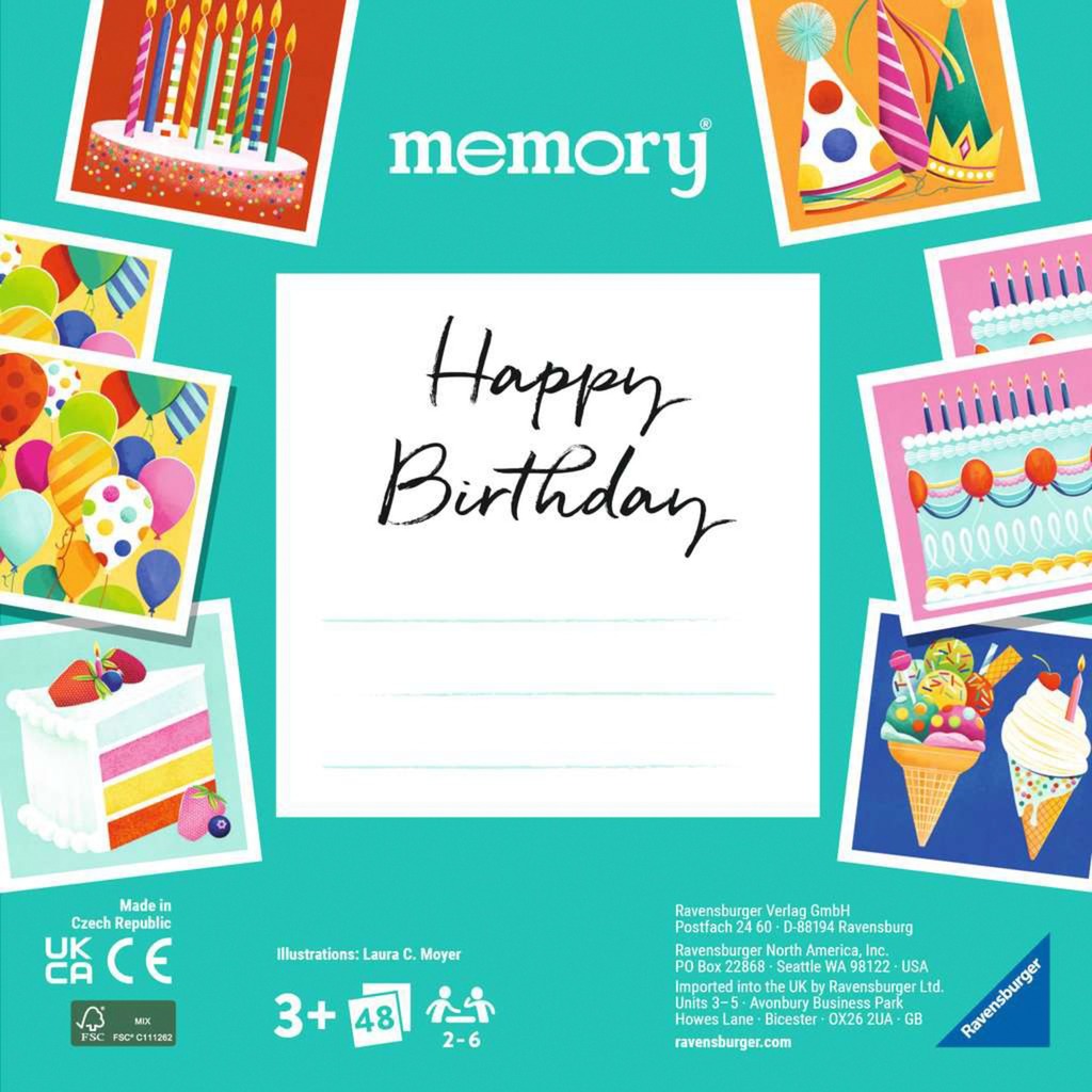 Ravensburger memory moments - Happy Birthday, Gedächtnisspiel