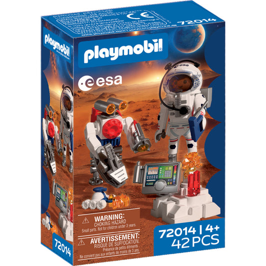 72014 ESA: Astronaut mit Roboter, Konstruktionsspielzeug