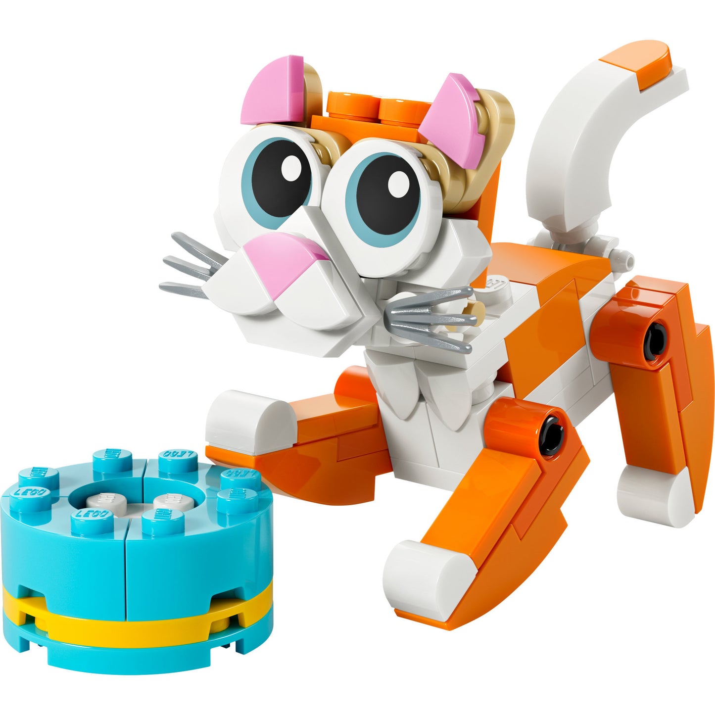 30714 Creator 3-in-1 Orange Katze , Konstruktionsspielzeug