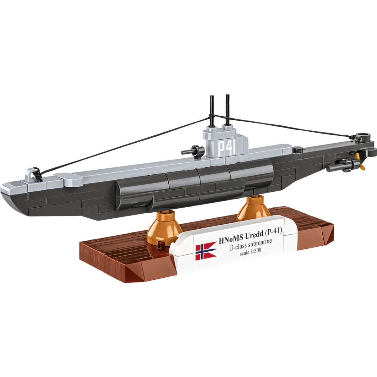 HNoMS Uredd (P-41) U-class submarine, Konstruktionsspielzeug