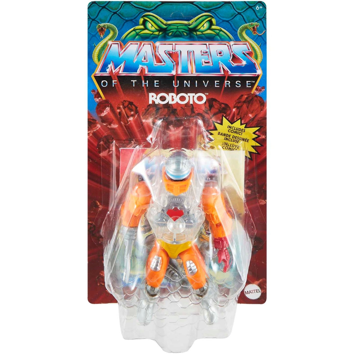 Mattel Masters of the Universe Origins Actionfigur Mini Comic Roboto (14 cm)