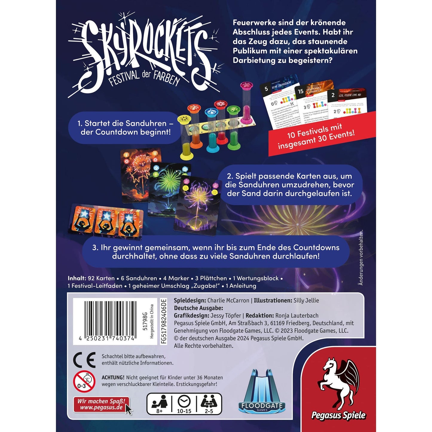 SkyRockets - Festival der Farben, Brettspiel