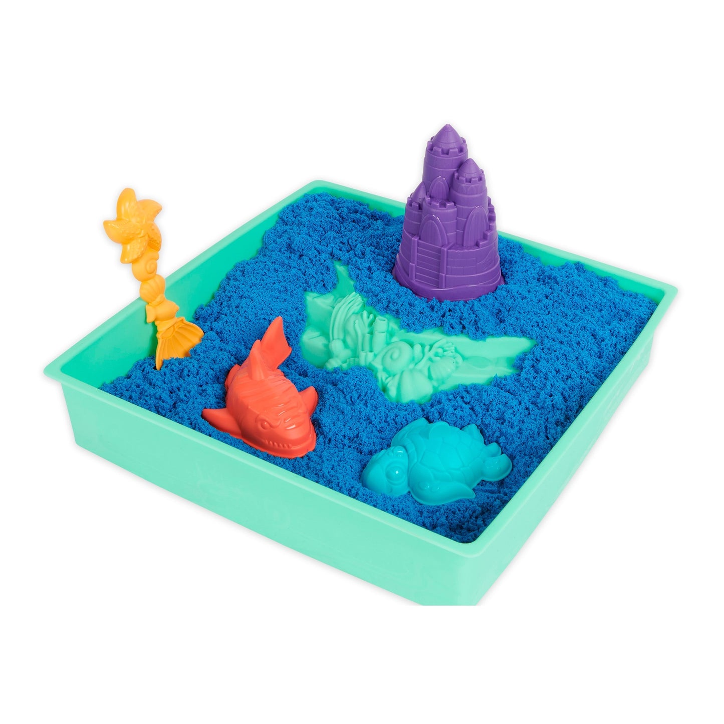 Spin Master Kinetic Sand - Sandbox Set blau, Spielsand