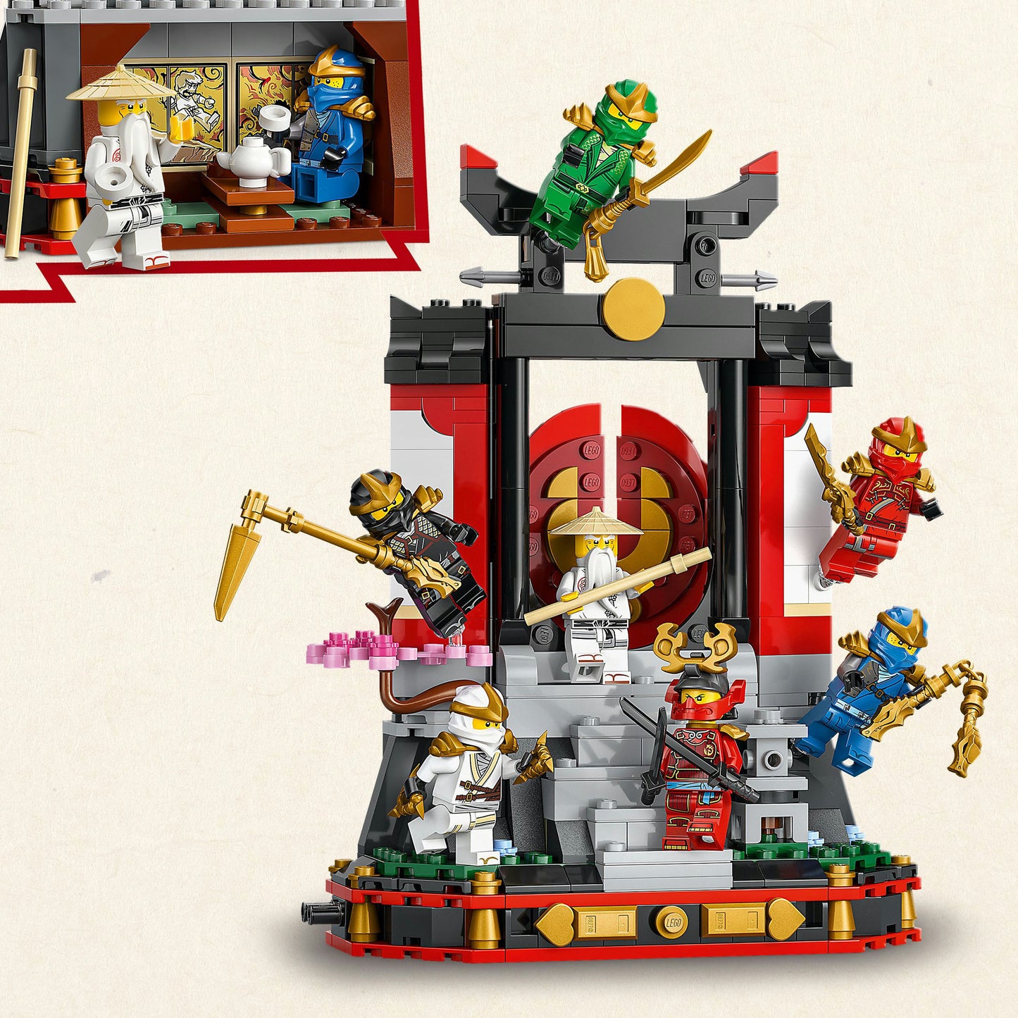 71866 Ninjago 15-jähriges Jubiläum: Ninja-Charaktere zum Ausstellen, Konstruktionsspielzeug