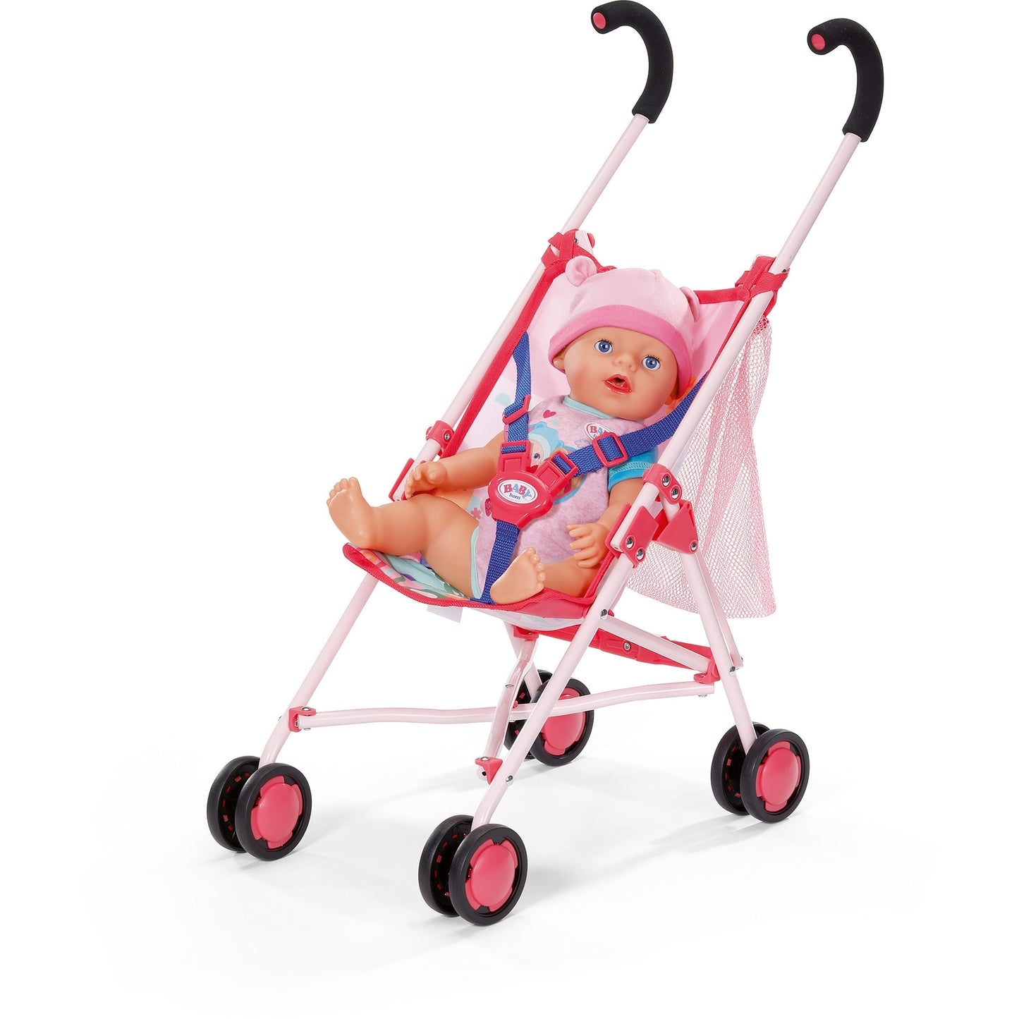 BABY born Kinderwagen mit Tasche, Puppenwagen