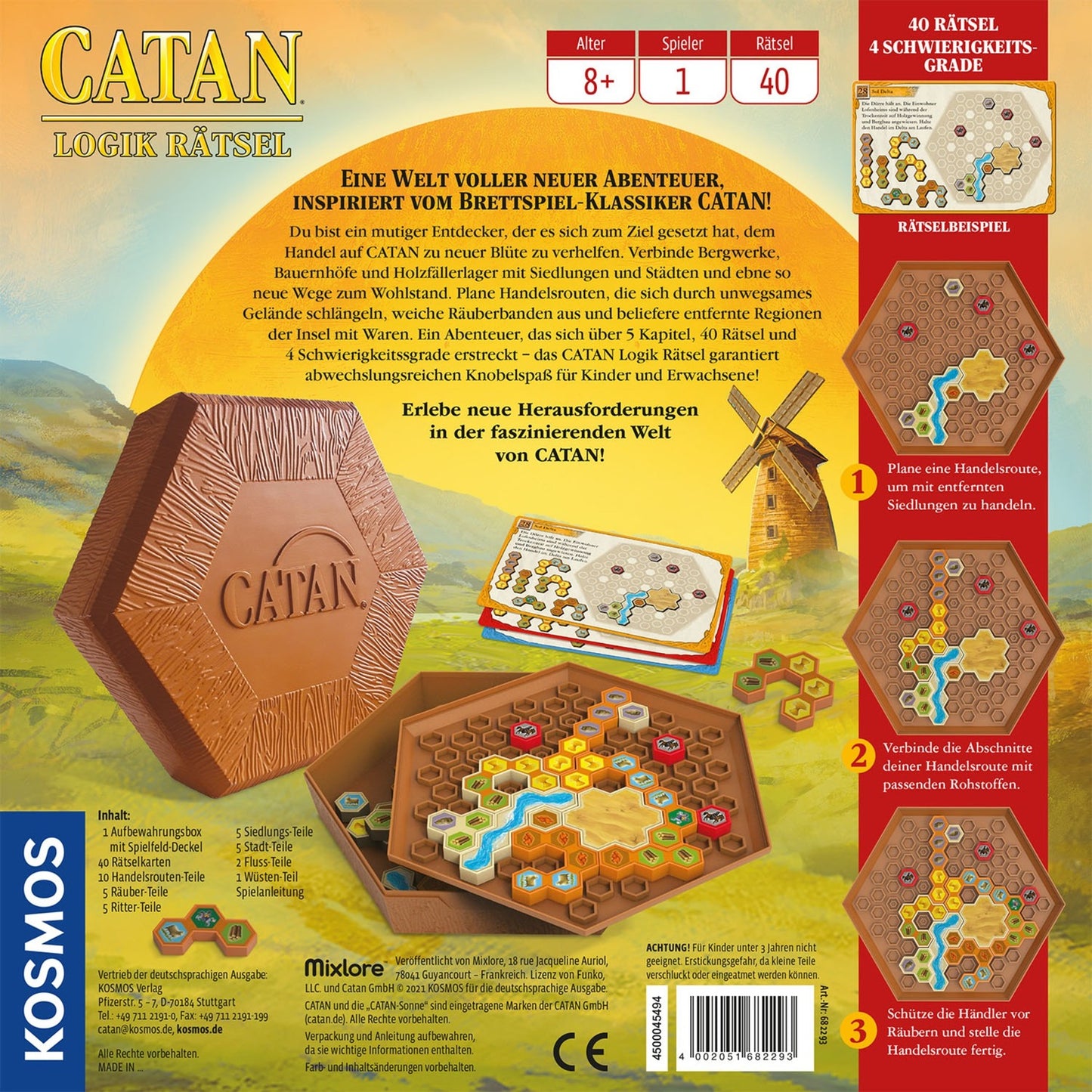 KOSMOS CATAN - Logik Rätsel, Brettspiel