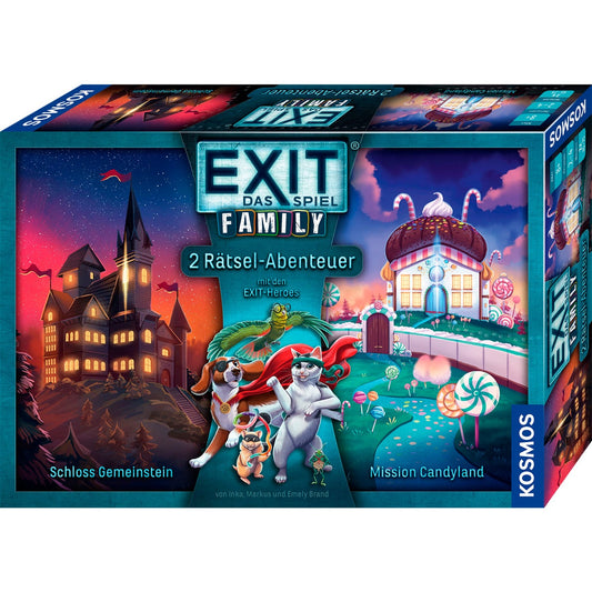 Kosmos EXIT - Das Spiel Family: Schloss Gemeinstein / Mission Candyland