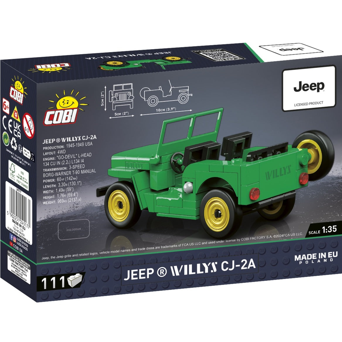 Jeep Willys CJ-2A, Konstruktionsspielzeug