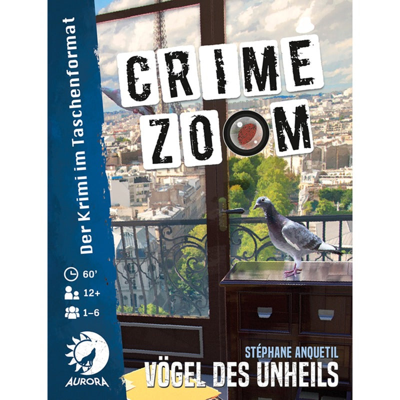 Asmodee Crime Zoom Fall 2: Vögel des Unheils, Kartenspiel