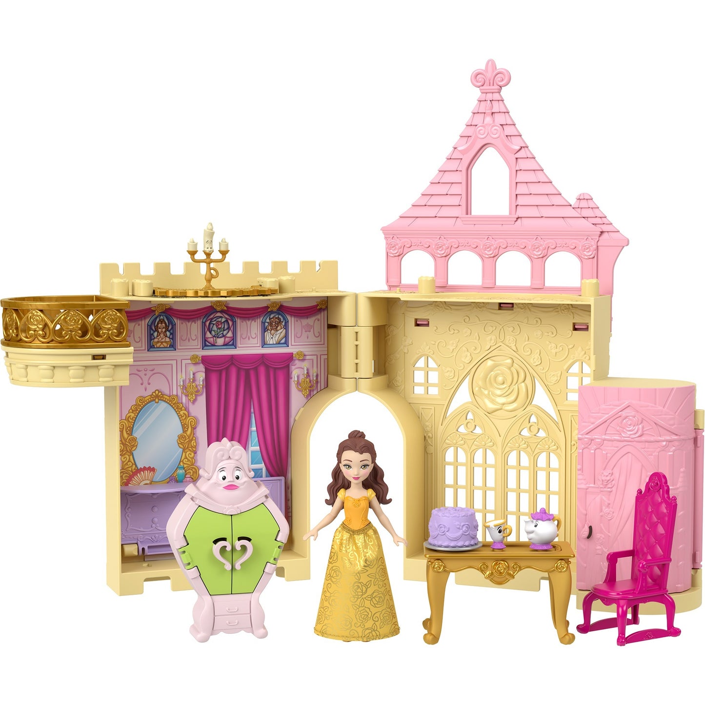 Mattel Disney Prinzessin Belle´s Magical Surprise Castle Playset