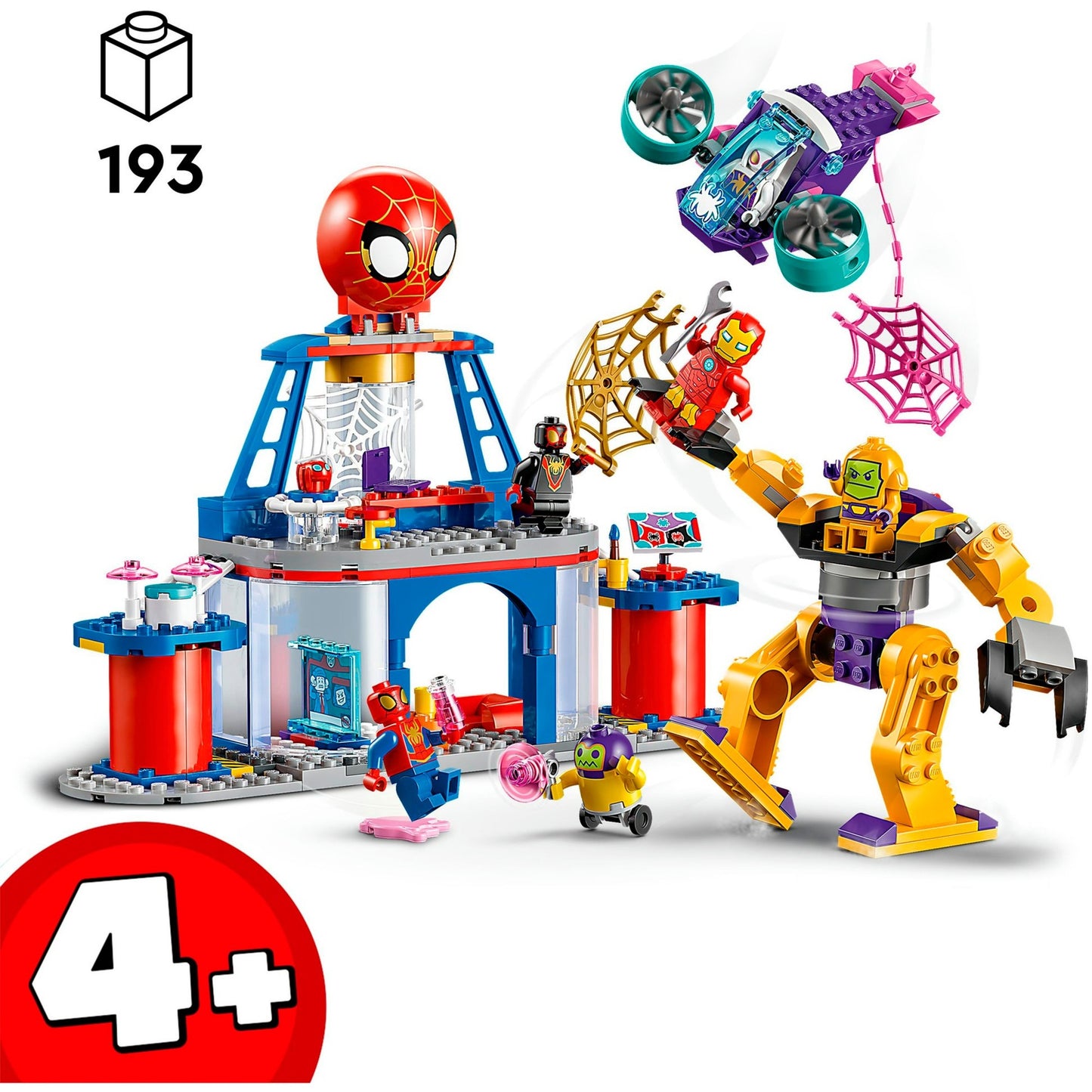 LEGO 10794 Marvel Spidey und seine Super-Freunde Das Hauptquartier von Spideys Team, Konstruktionsspielzeug