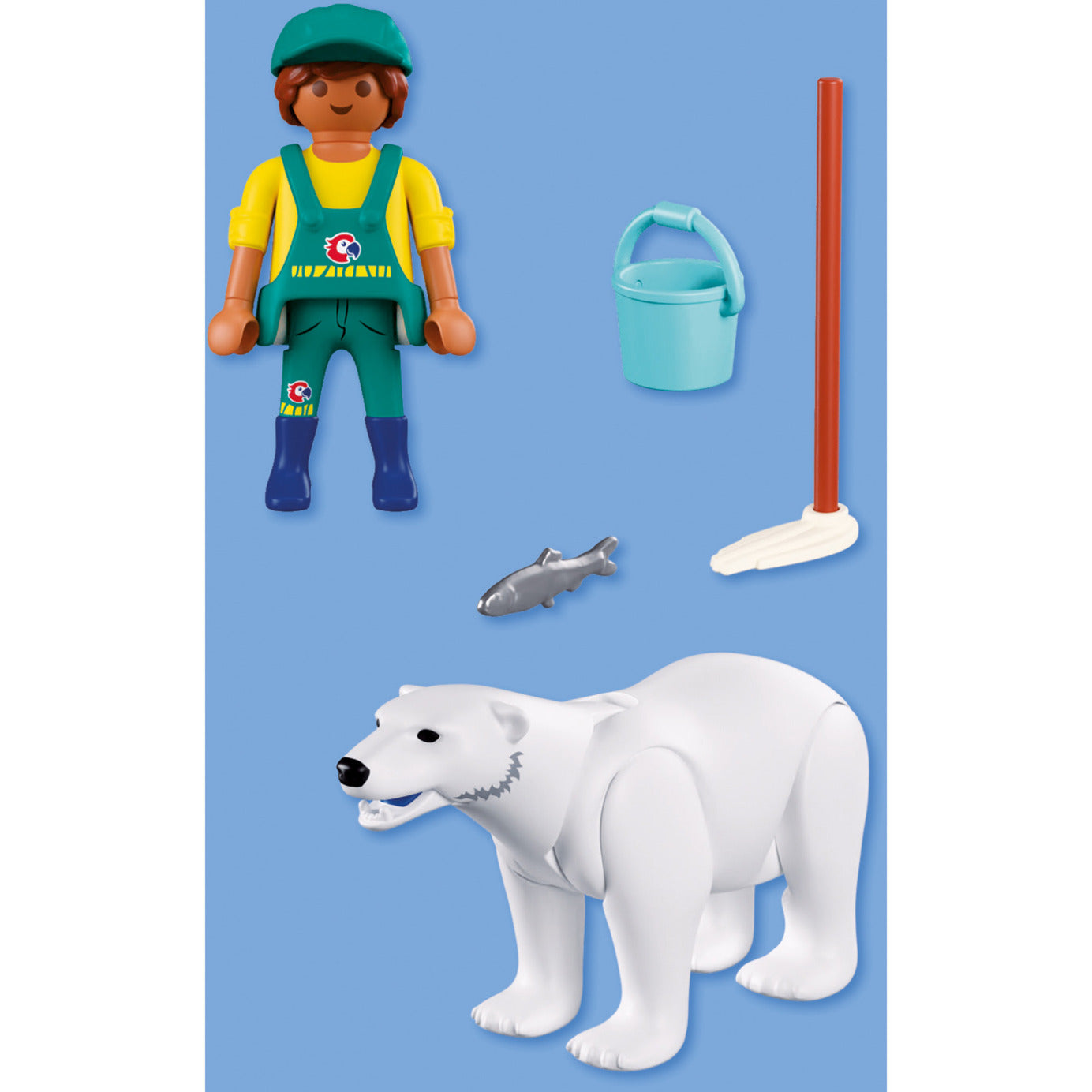 72090 Animals & Friends Zoo: Eisbär und Pfleger, Konstruktionsspielzeug