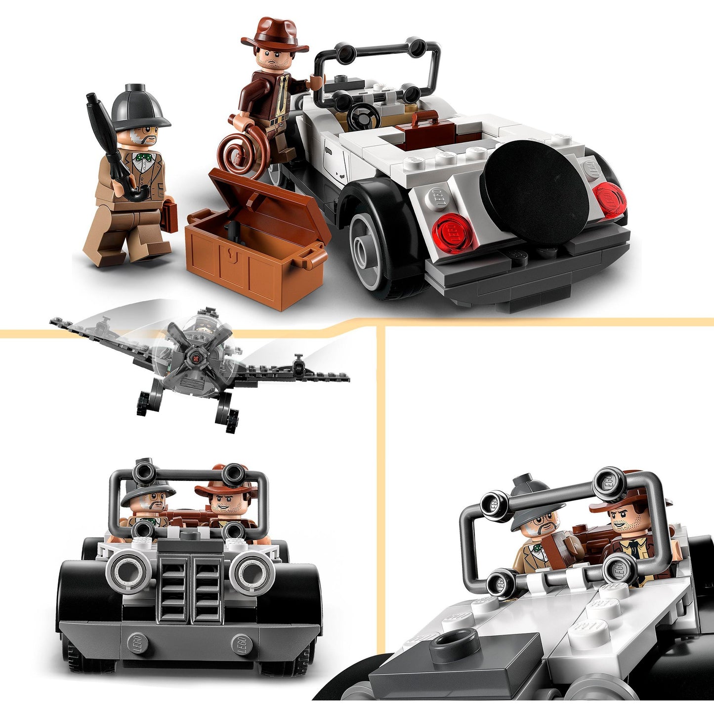 LEGO 77012 Indiana Jones Flucht vor dem Jagdflugzeug, Konstruktionsspielzeug