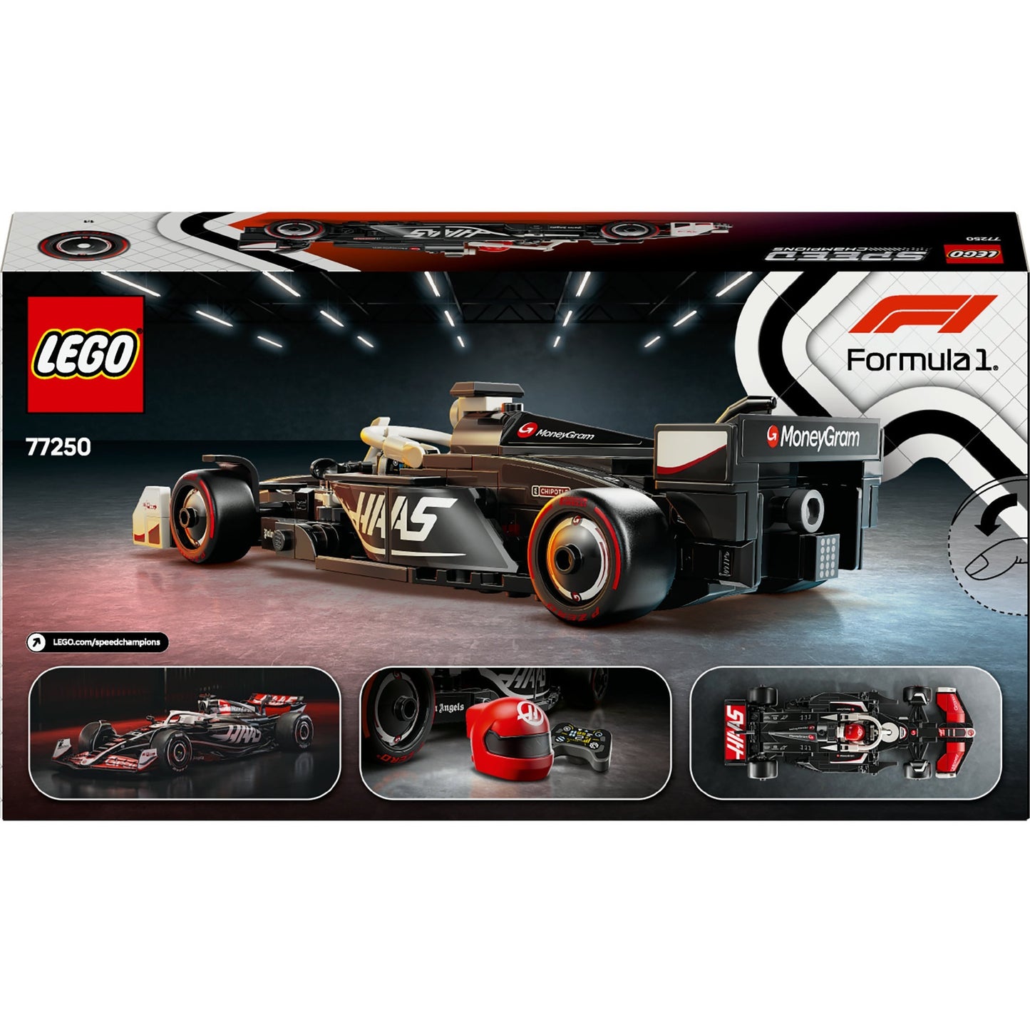 77250 Speed Champions MoneyGram Haas F1 Team VF-24 Rennauto, Konstruktionsspielzeug