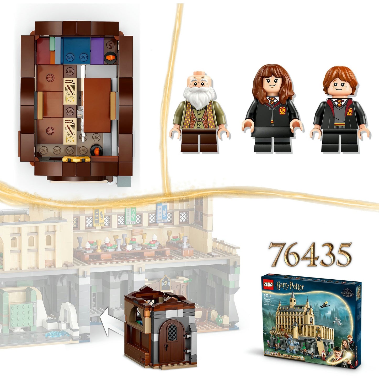 76442 Harry Potter Schloss Hogwarts: Zauberkunstunterricht, Konstruktionsspielzeug
