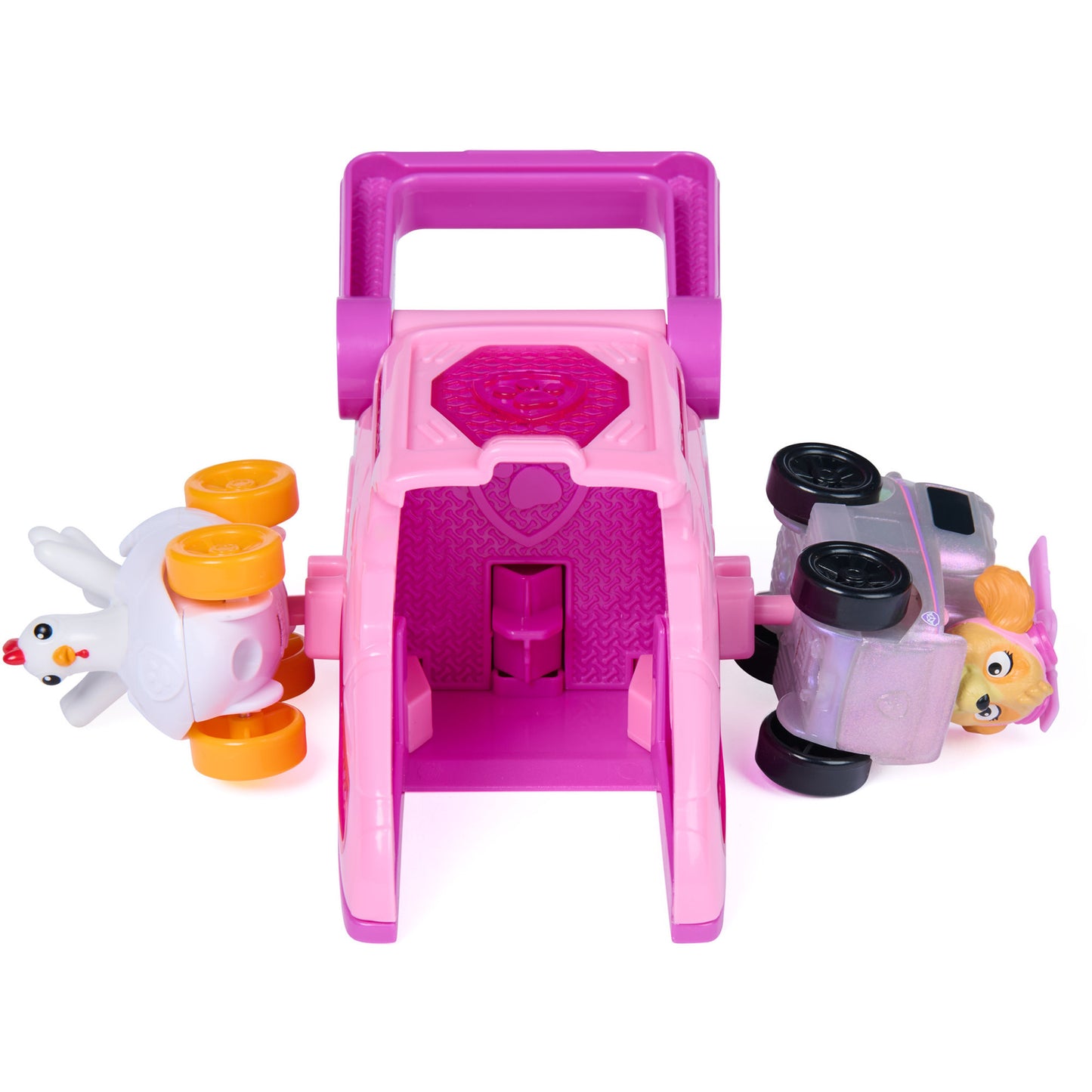 Paw Patrol - Pup Squad Launcher mit Skye und Henrietta Fahrzeugen, Spielfahrzeug