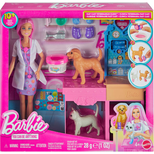 Barbie Gute Besserung Tierkrankenstation Puppe und Zubehör