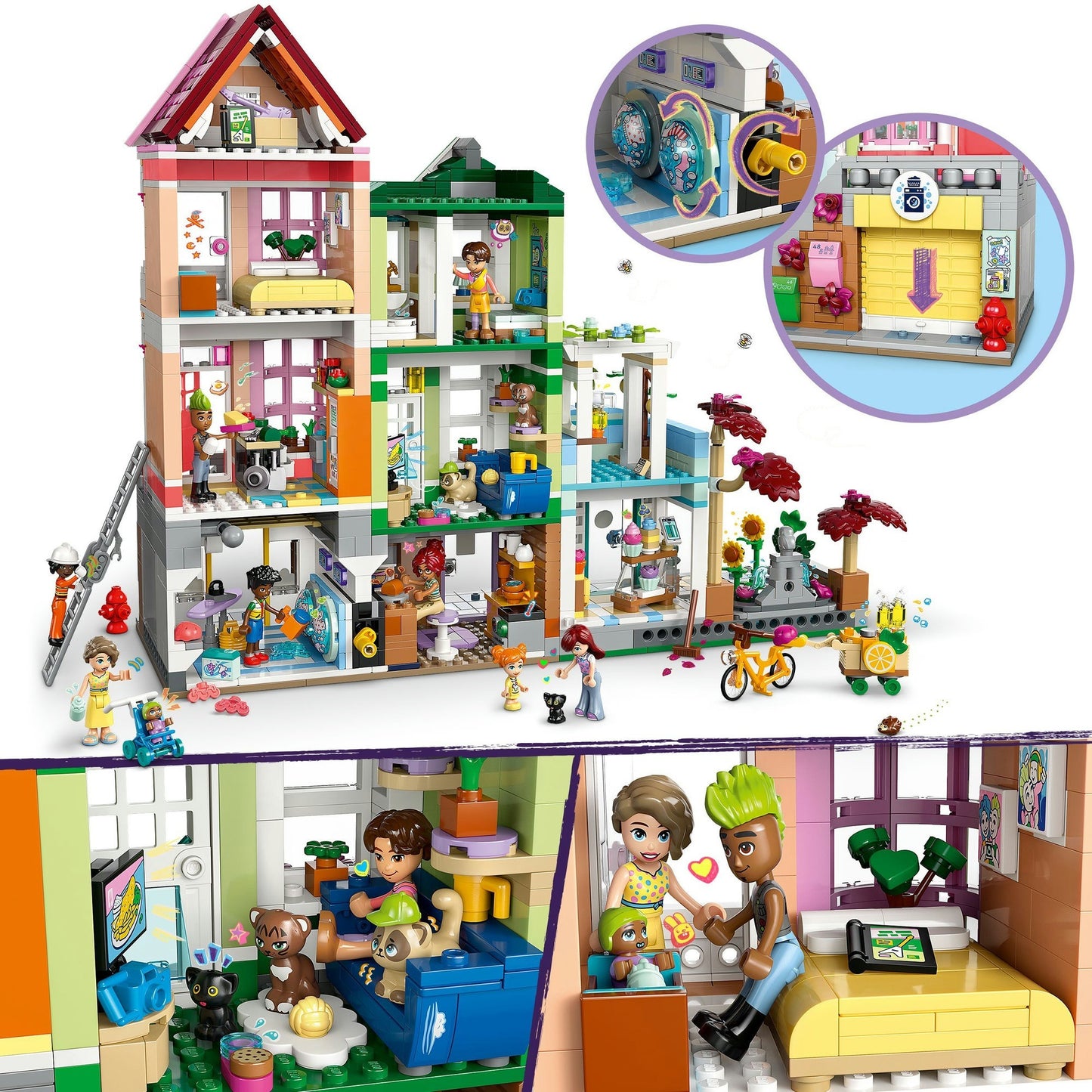 42670 Friends Heartlake City Wohn- und Einkaufsstrasse, Konstruktionsspielzeug