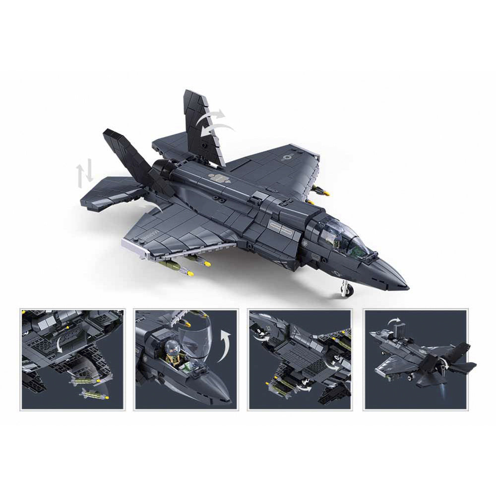 ModelBricks F-35B Lightning II Jagdflugzeug, Konstruktionsspielzeug