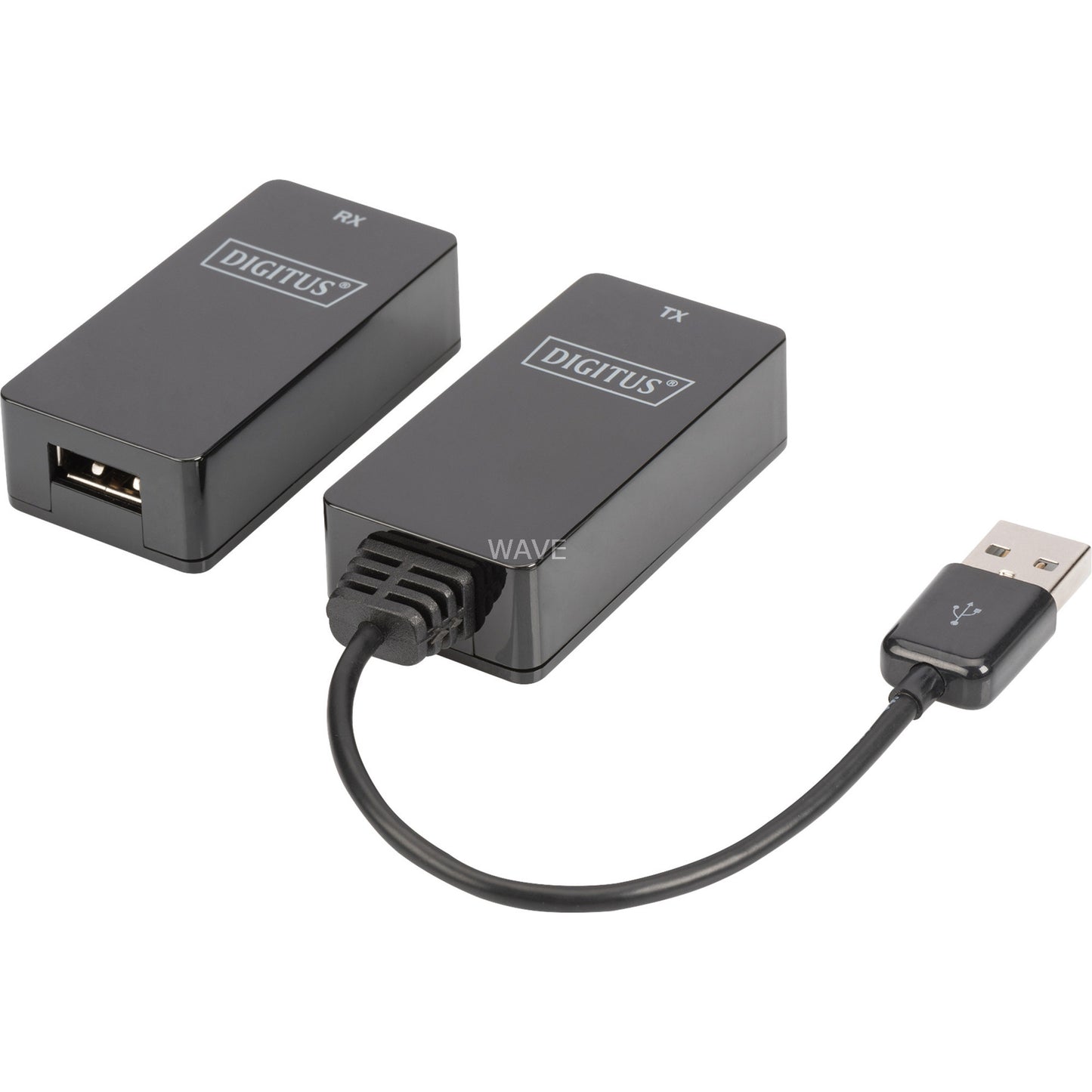USB 1.1 CAT Extender-Set, 45 Meter, USB-Extender