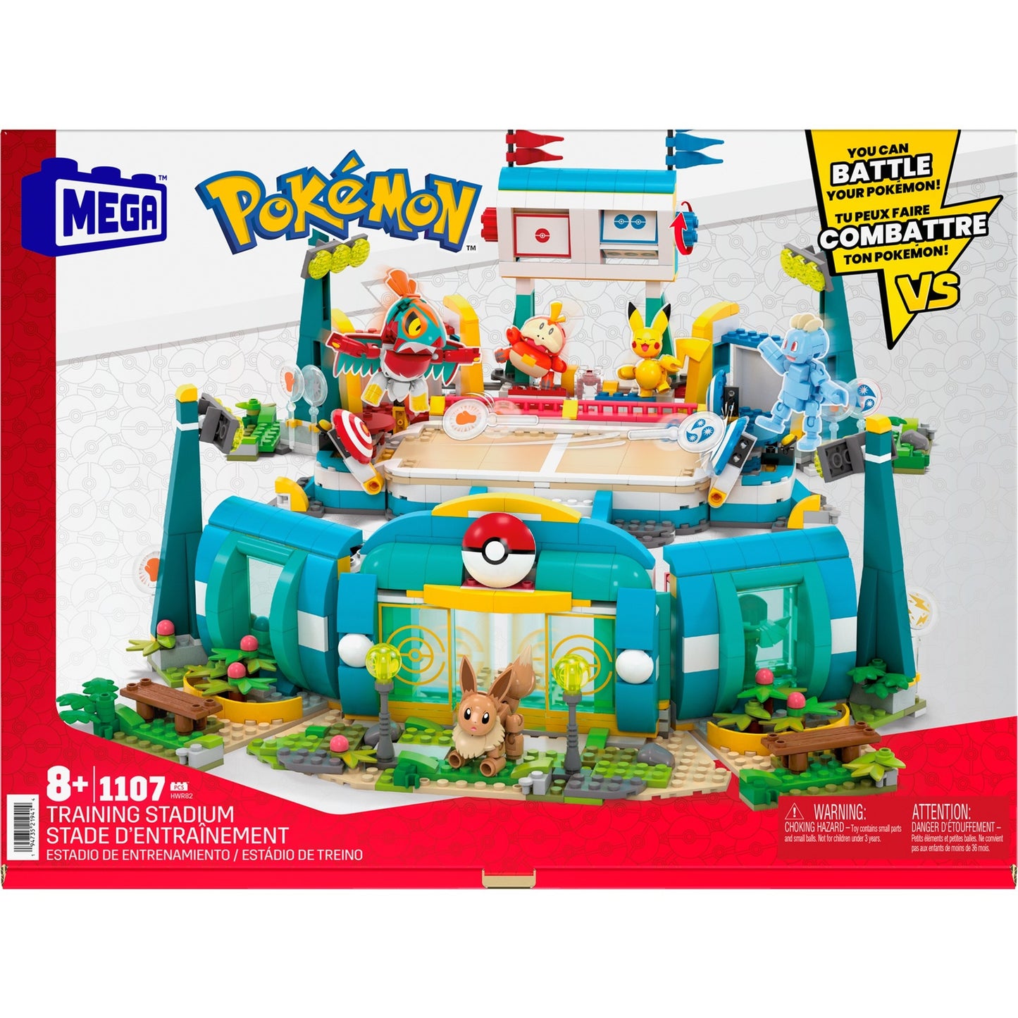 Mattel MEGA Pokémon Trainingsstadion, Konstruktionsspielzeug