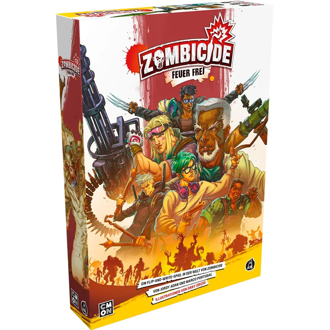 Asmodee Zombicide: Feuer Frei, Brettspiel