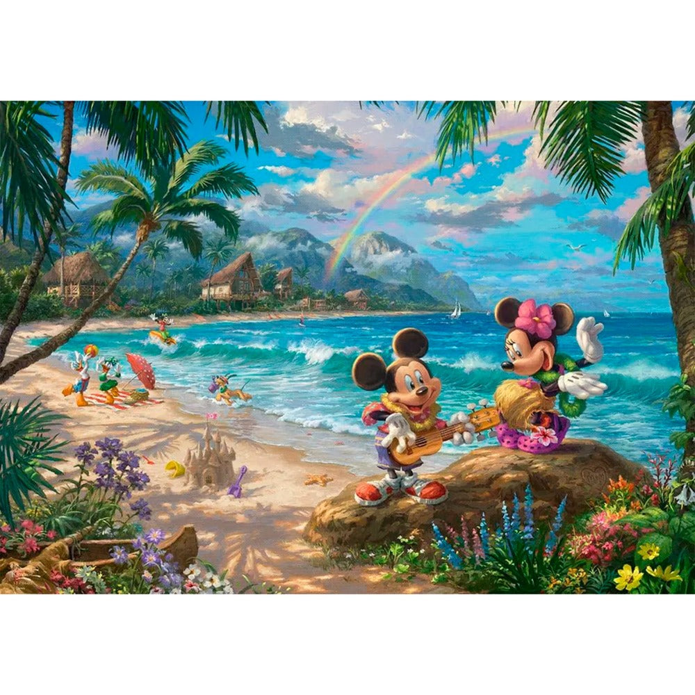 Schmidt Spiele Thomas Kinkade Studios: Disney Dreams Collection - Minnie & Mickey in Hawaii (1000 Teile)
