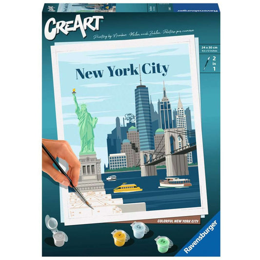 Ravensburger CreArt - Colorful New York City, Malen