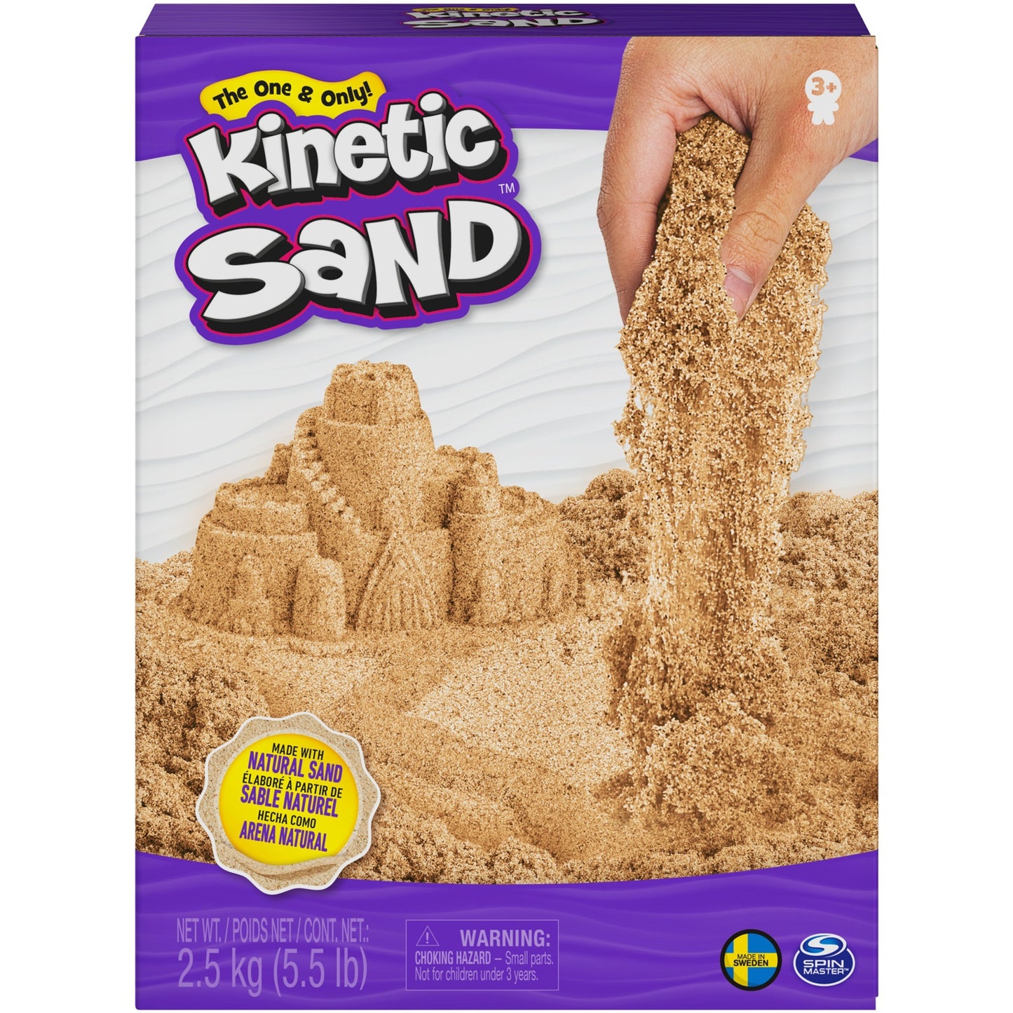 Spin Master Kinetic Sand - Naturbraun, Spielsand