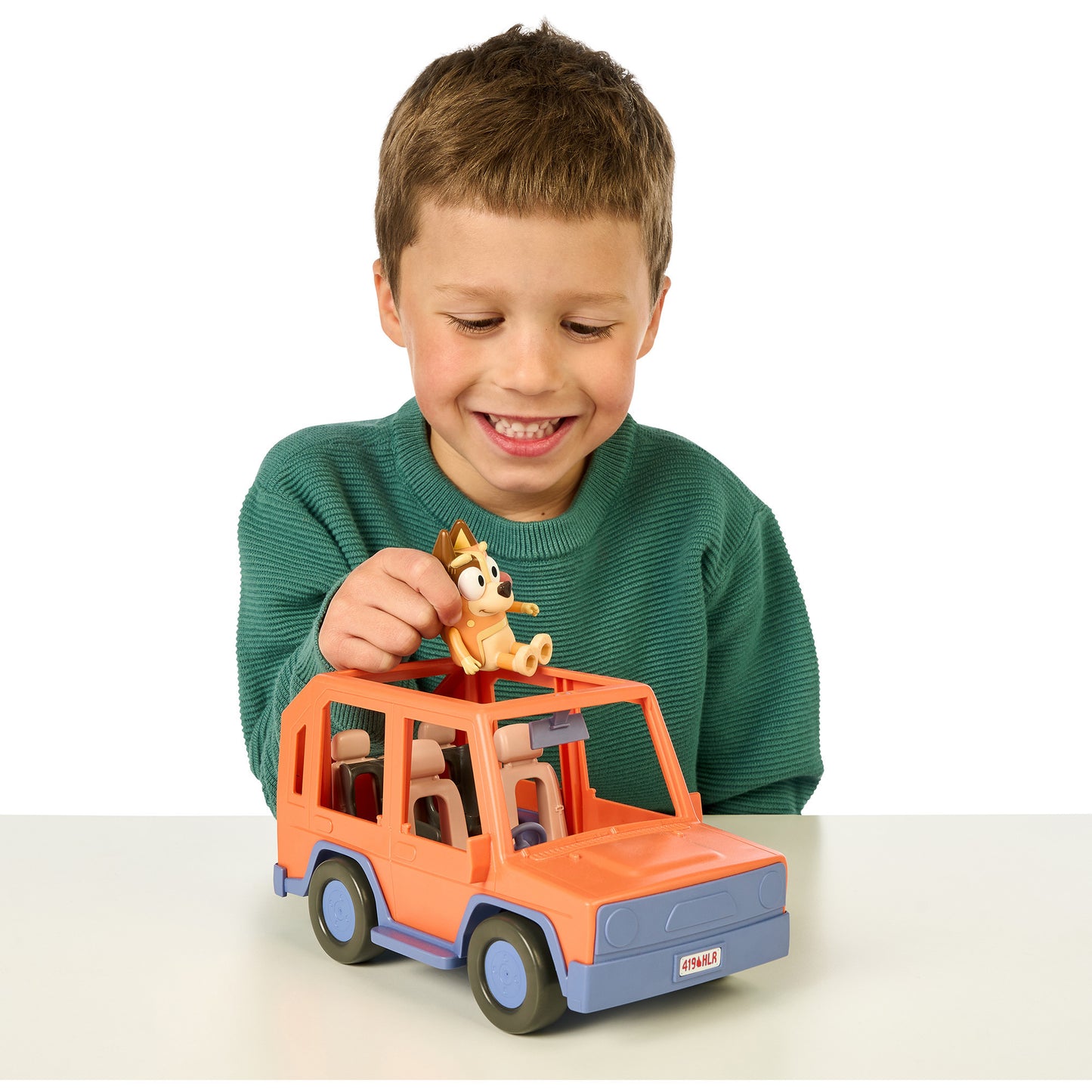 Bluey - Heeler Familienausflug 4WD Familienauto, Spielfahrzeug