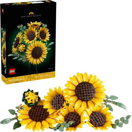 11502 Botanicals Sonnenblumen, Konstruktionsspielzeug