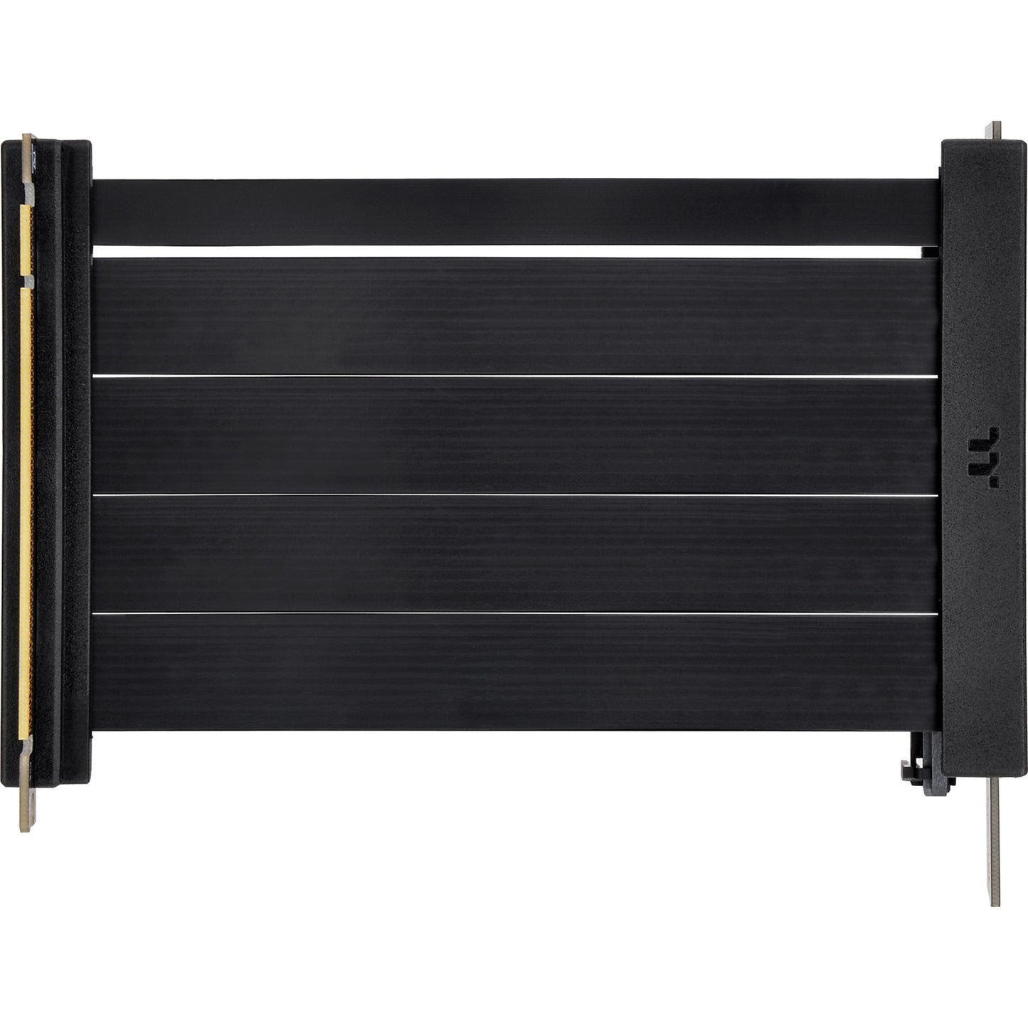 Thermaltake PCI-E 4.0 Dual 90° Riser Cable (schwarz, 13cm)