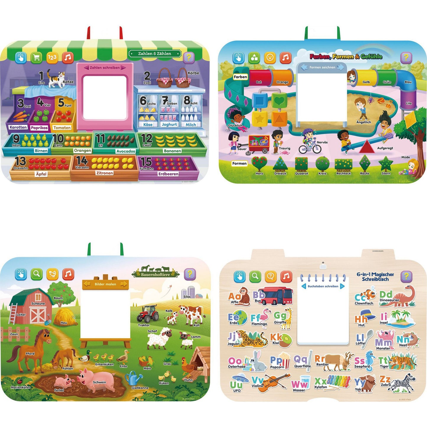 6-in-1 Magischer Schreibtisch, Spieltisch