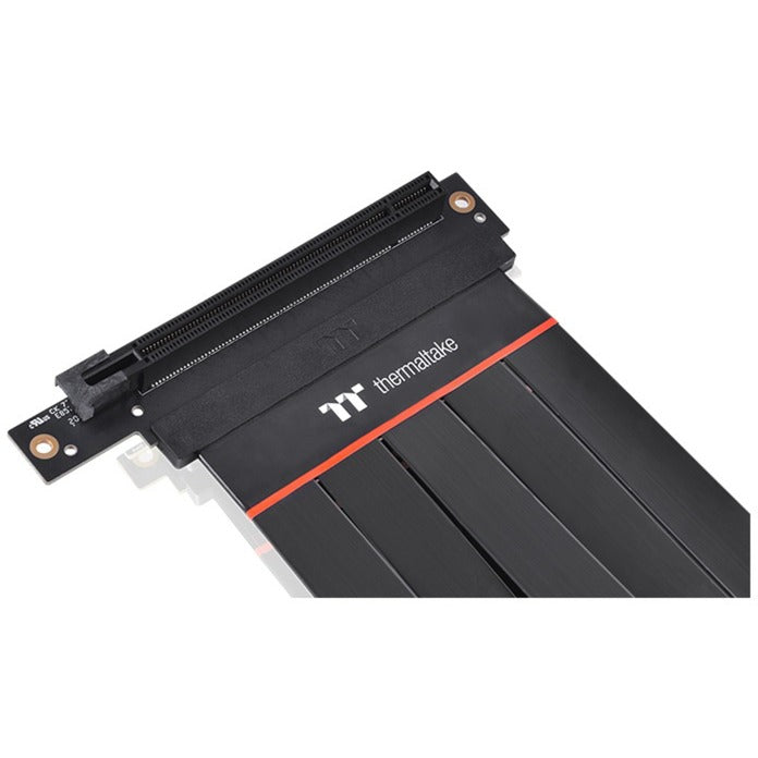 Thermaltake PCIe 90° Extender Kabel 4.0 16x 30cm (schwarz, abgewinkelt)