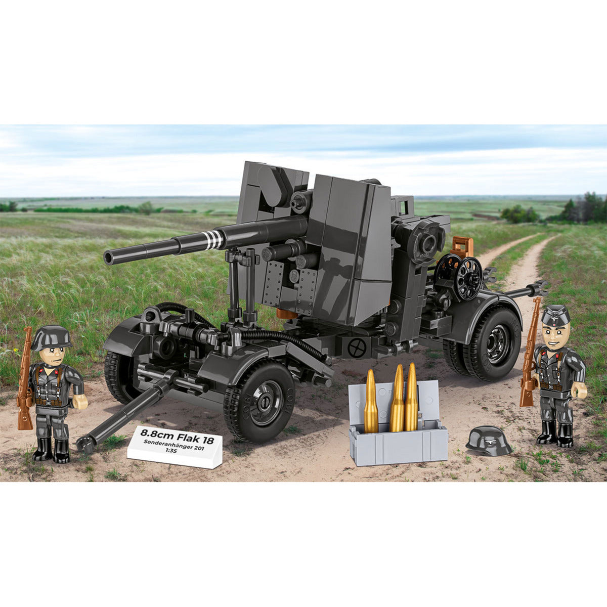 8.8 cm Flak 18 mit Lafette, Konstruktionsspielzeug
